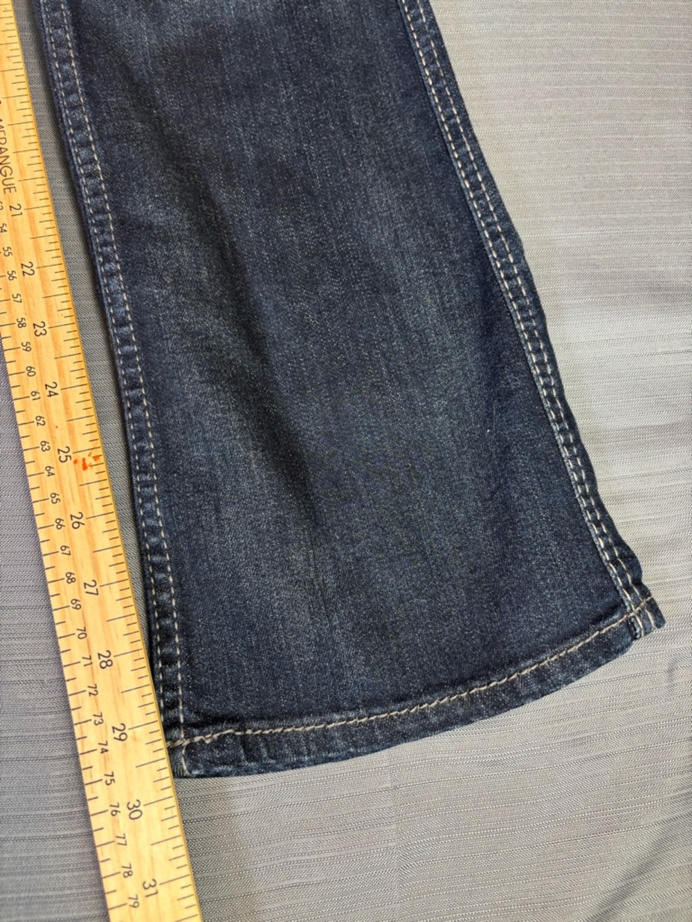 Silver Jeans Suki Slim Boot Jeans Women’s 26 Dark Wash Mid Rise Stretch Denim - Picture 8 of 9